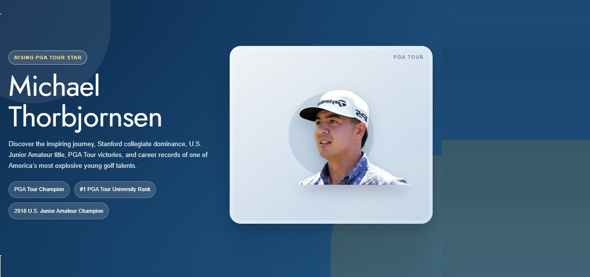 Michael Thorbjornsen: Biography, Golf Career, Stats, Achievements and PGA TOUR Journey