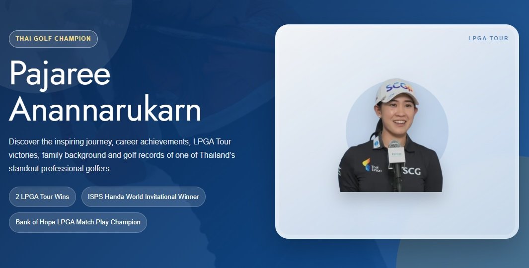 Pajaree Anannarukarn: Biography, Age, Career, Wins, Stats, Family, Golf Records and Net Worth